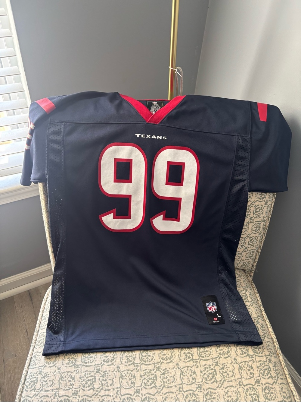 NFL Houston Texans Kids Jersey #99 in Navy and Red